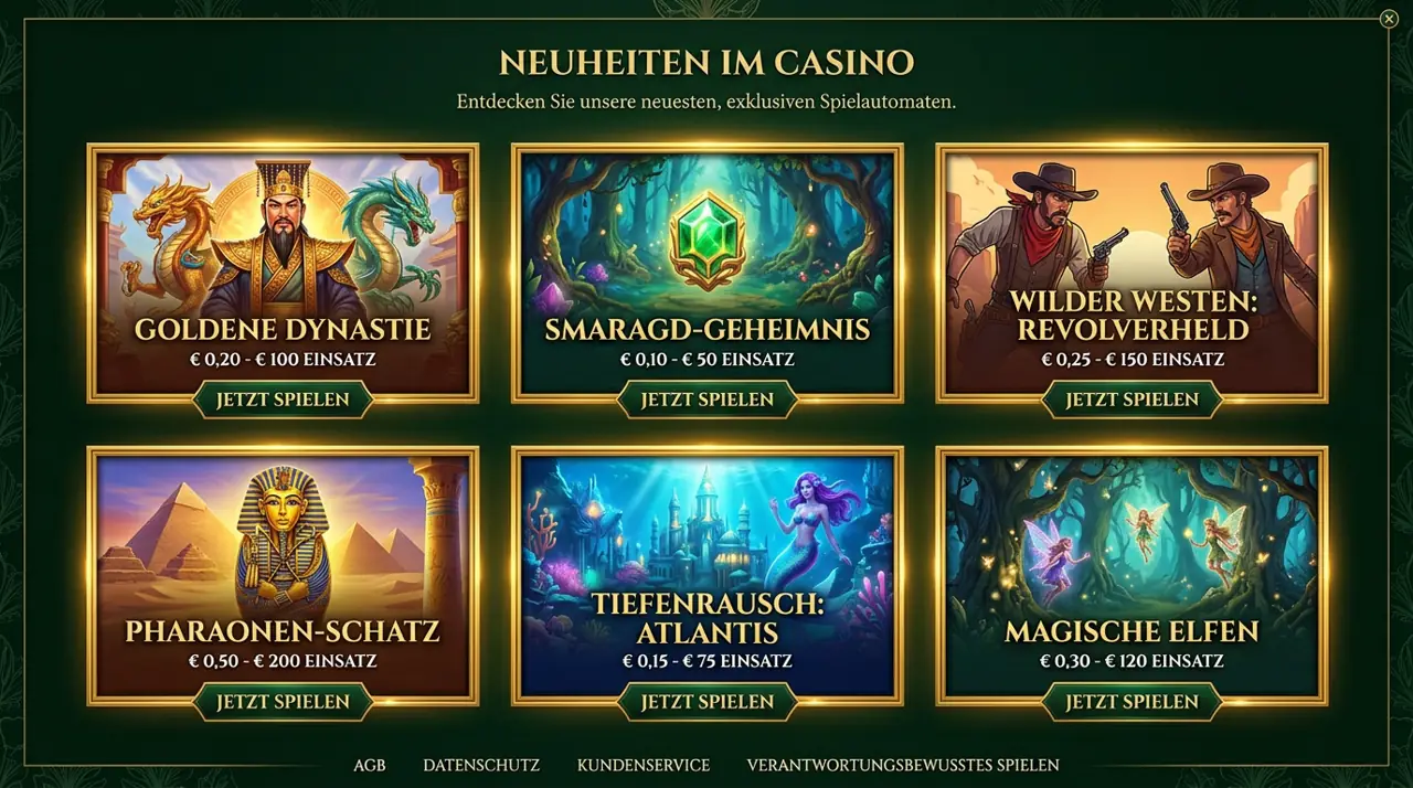 Neue Spiele im Betcollect